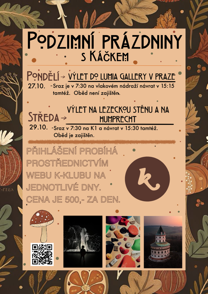 Podzimní výlet na lezeckou stěnu