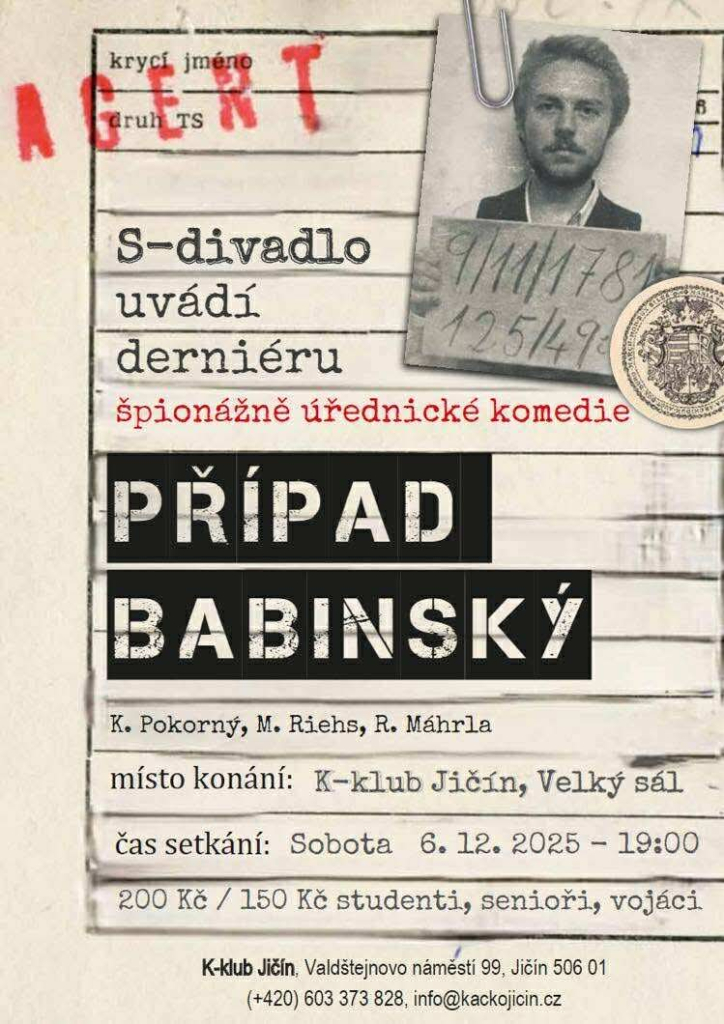 S-divadlo - derniéra hry Případ Babinský