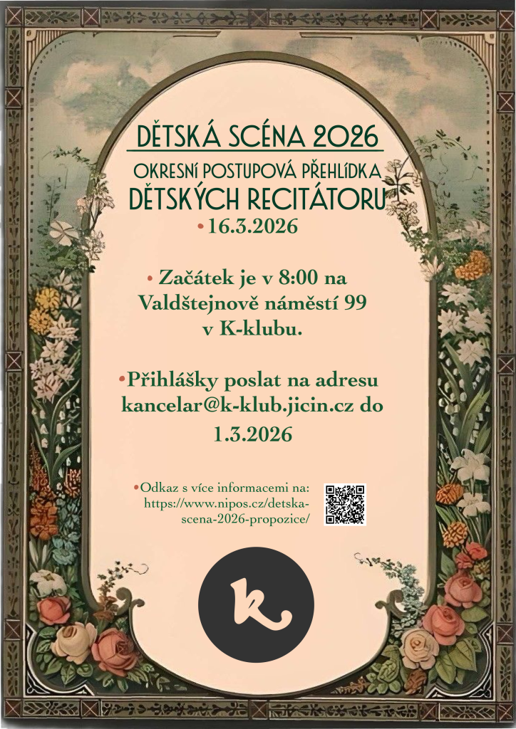 Dětská scéna okresní kolo 2026 Recitace