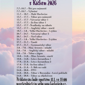 Letní tábory s Káčkem