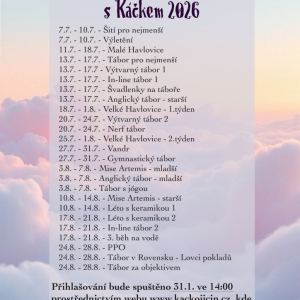 Letní tábory s Káčkem