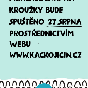 Kroužky na nový školní rok 2026/2027
