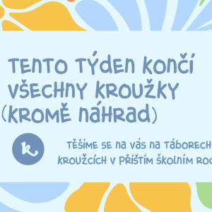 Kroužky končí!